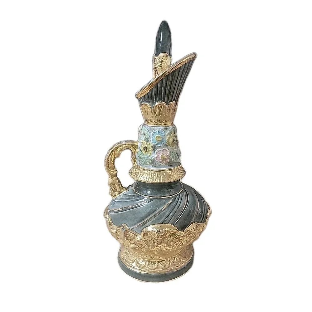 Vintage 1961 Jim Beam Jeannie Bottle Empty Decanter – CM Miller Porcelain – Rare
